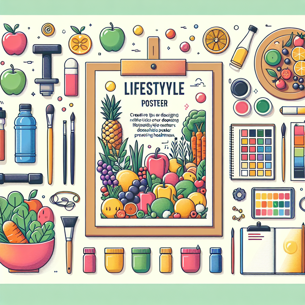 Tips Kreatif Dalam Mendesain Poster Gaya Hidup Sehat